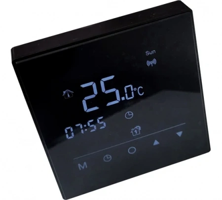 Терморегулятор для тёплого пола M 62 Wi-Fi Black черный, программируемый