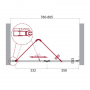 Душевая дверь BelBagno ALBANO-BS-12-80-C-Cr