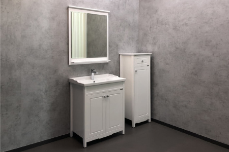 Зеркало Comforty "Тбилиси-70" белый глянец