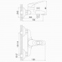 Смеситель Rossinka B35-31 для ванны