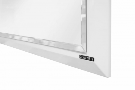 Зеркало Comforty "Империя-120" белый глянец