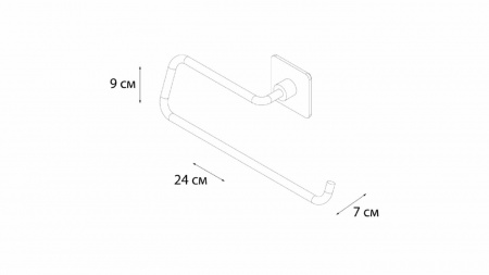 Держатель бумажных полотенец Fixsen Square FX-93110C