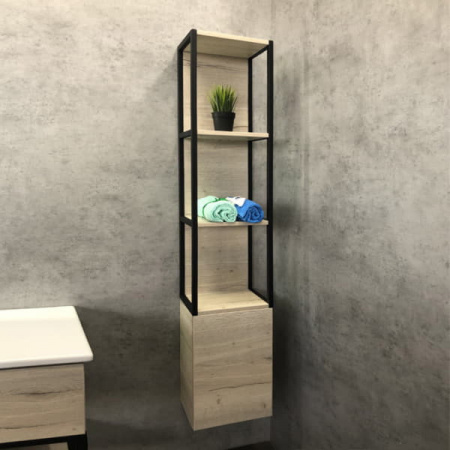Шкаф-колонна Comforty "Мальме-35" дуб дымчатый
