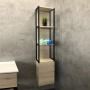 Шкаф-колонна Comforty "Мальме-35" дуб дымчатый