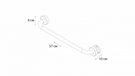 Поручень для ванны Fixsen Hotel FX-31017C  50 см