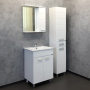 Шкаф-колонна Comforty "Модена М-35" белая матовая