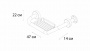 Поручень для ванны с мыльницей Fixsen Hotel FX-31018