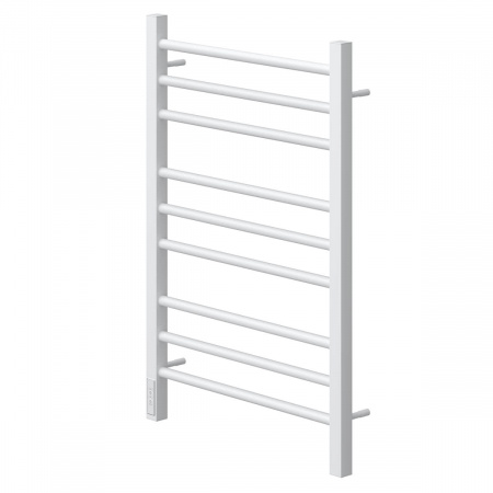 Полотенцесушитель электрический Point PN70758W П9 500x800, диммер слева, белый