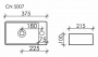 Рукомойник Ceramica Nova Element CN5007 R