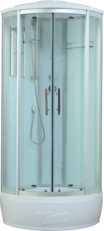 Душевая кабина Timo Standart T-6680 S профиль серебристый матовый, 80x80x220 см