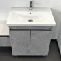 Тумба с раковиной Comforty "Осло-70НД" бетон светлый