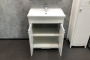 Тумба с раковиной Comforty "Тбилиси-70" белый глянец