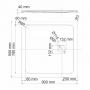 Душевые поддон WasserKRAFT 44T03