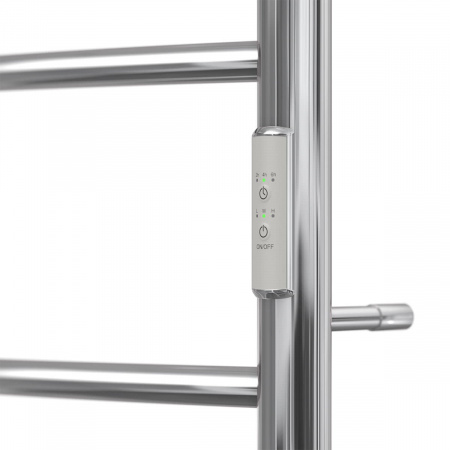 Полотенцесушитель электрический Point PN04858P П5 500x800 с полкой, диммер справа, хром