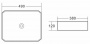 Раковина BelBagno BB1386
