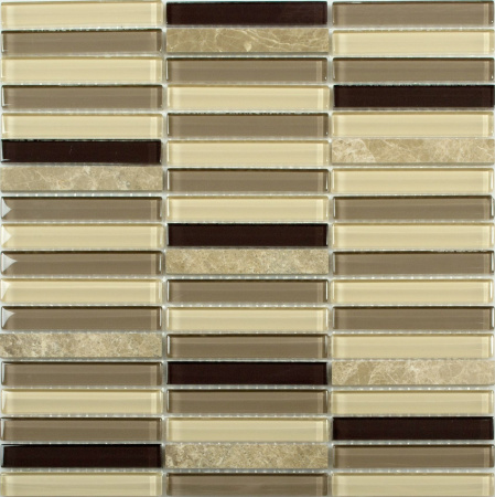 Мозаика стеклянная NS mosaic S-810