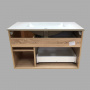 Тумба с раковиной Comforty "Гамбург-90" дуб сонома
