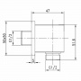 Подключение  для душевого шланга Lemark LM5883CW
