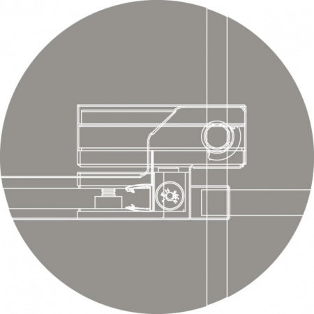 Душевая дверь Cezares SLIDER-B-1-90/100-GRIGIO-NERO