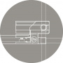 Душевая дверь Cezares SLIDER-B-1-90/100-GRIGIO-NERO